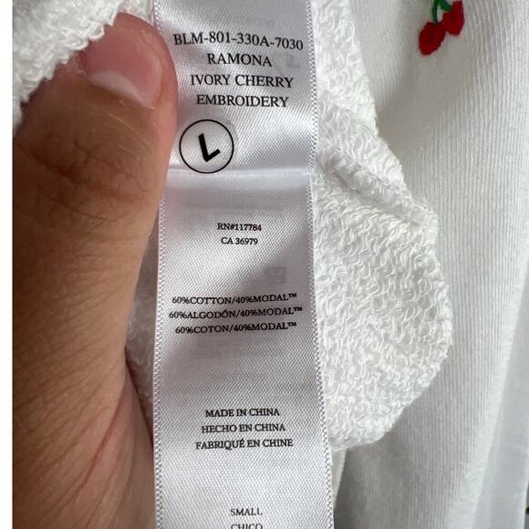 Rails Ramona Embroidered Sweatshirt Size S - Picture 8 of 10